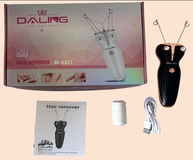 Depiladora de Hilo Electrica Daling DL-6035 DL-6031 USB Recargable Surtida Desarmada