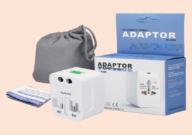 Adaptador Enchufe Universal Viajero Desarmado