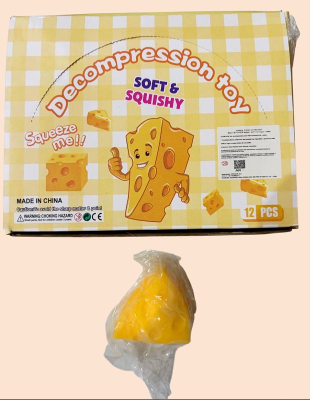 Squishy Queso Triangular 8cm