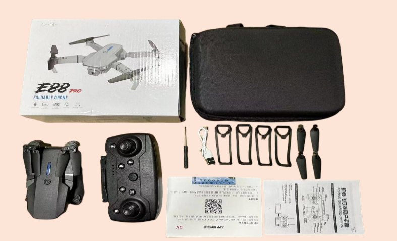 E88 Pro Drone con 2 Camaras HD Negro