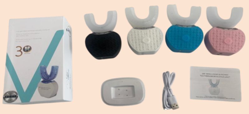 Cepillo Blanqueador Ultasonico 360°recargable