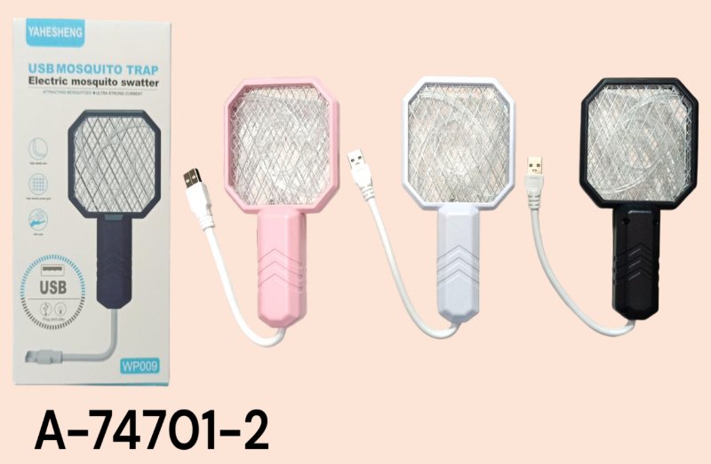 Mini Raqueta Mata Mosquito USB Recargable