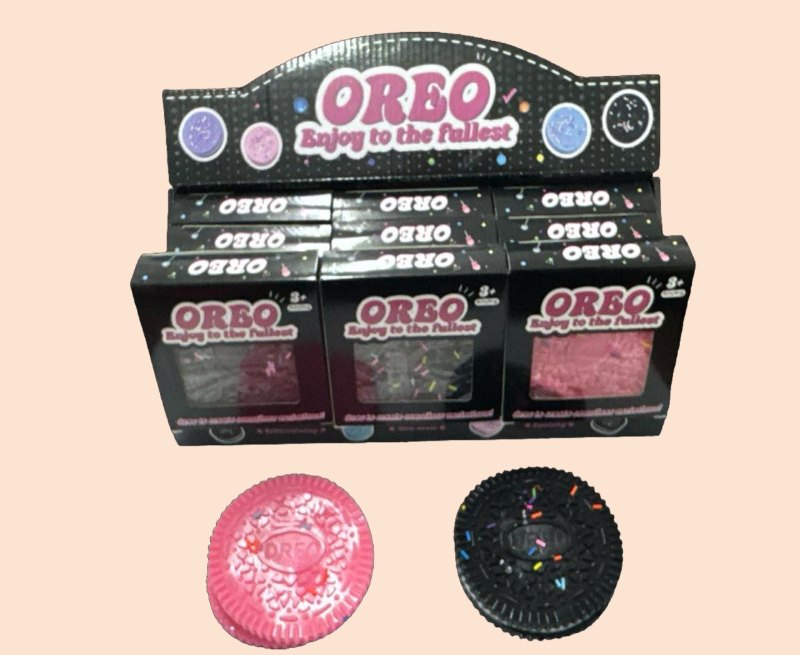 10cm Squishy Oreo 8negro 4rosa