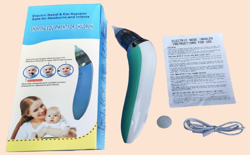 Aspirador Nasal Electrico Saca Mocos P/bebes Recargable