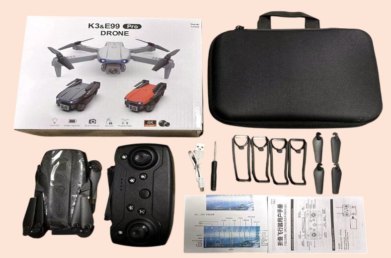 Dron K3&e99 Pro Negro