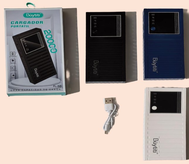 Cargador Portatil Power Bank Buytiti PL-92 20000mah