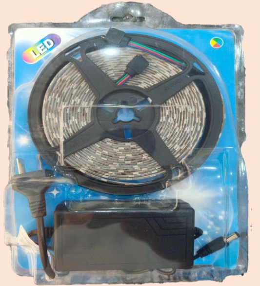 Tira LED 5050 Mocolor Blanco Calido 5m con Fuente