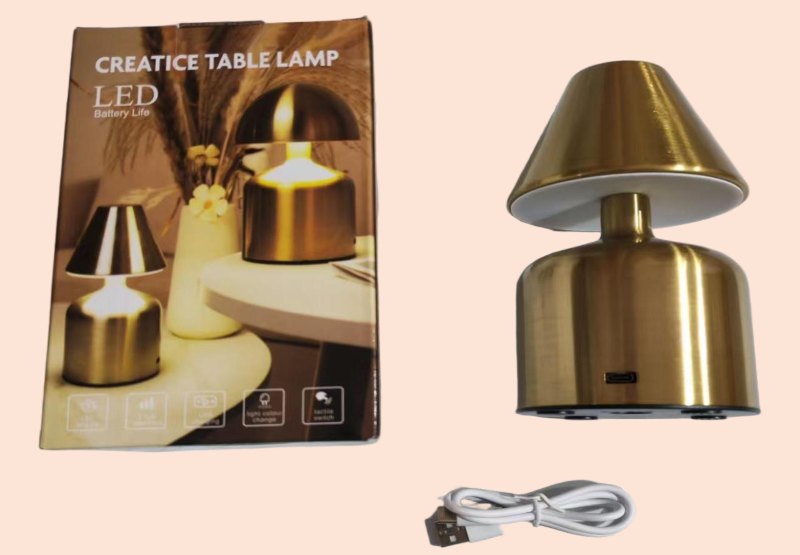 Velador LED Hongo Recargable USB