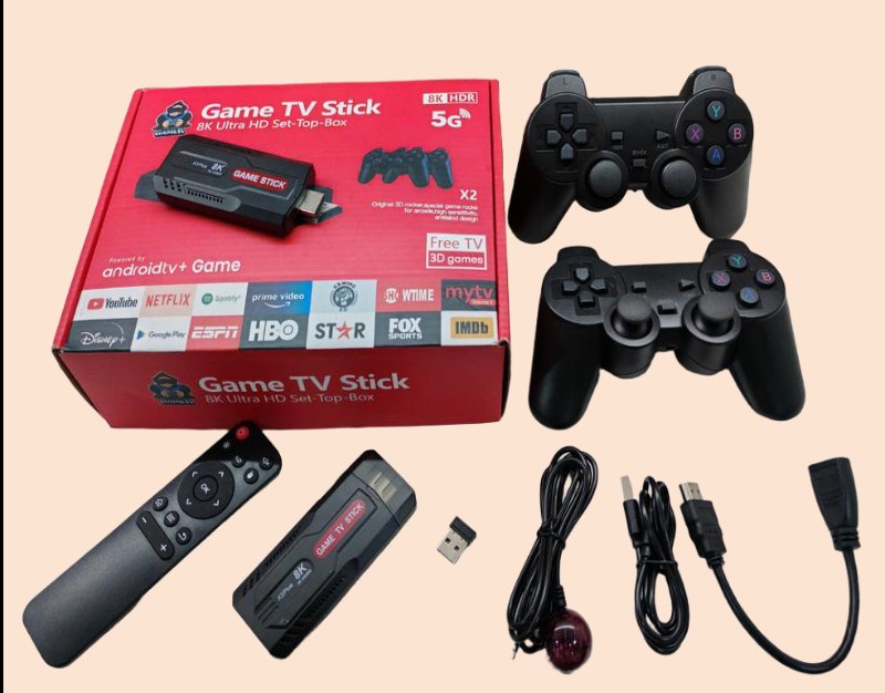 Consola Game Stick 8k Ultra HD con 2 Joystick